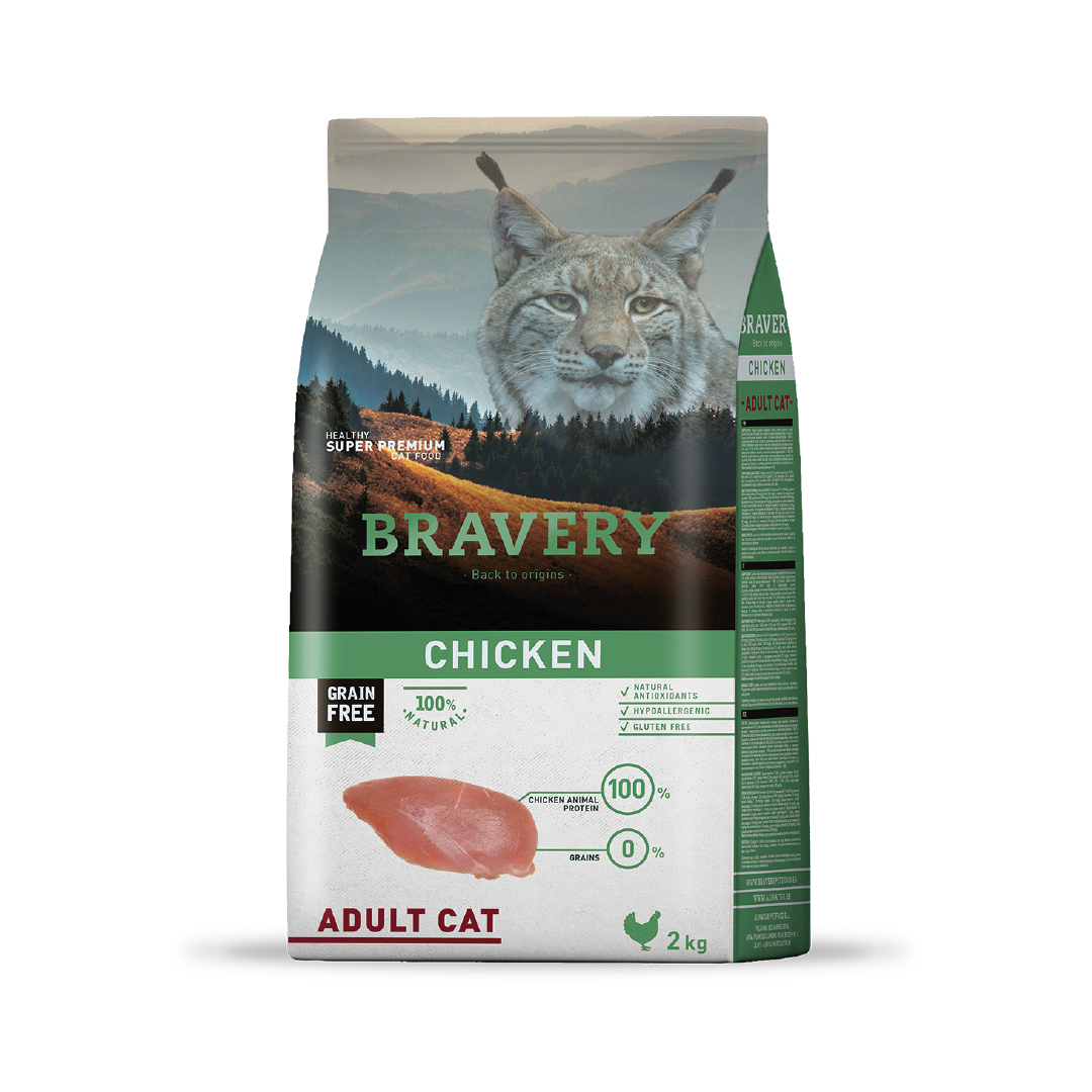 Bravery Chicken Adulto Cat 2 Kg