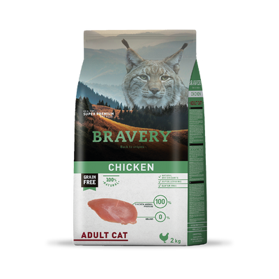 Bravery Chicken Adulto Cat 2 Kg