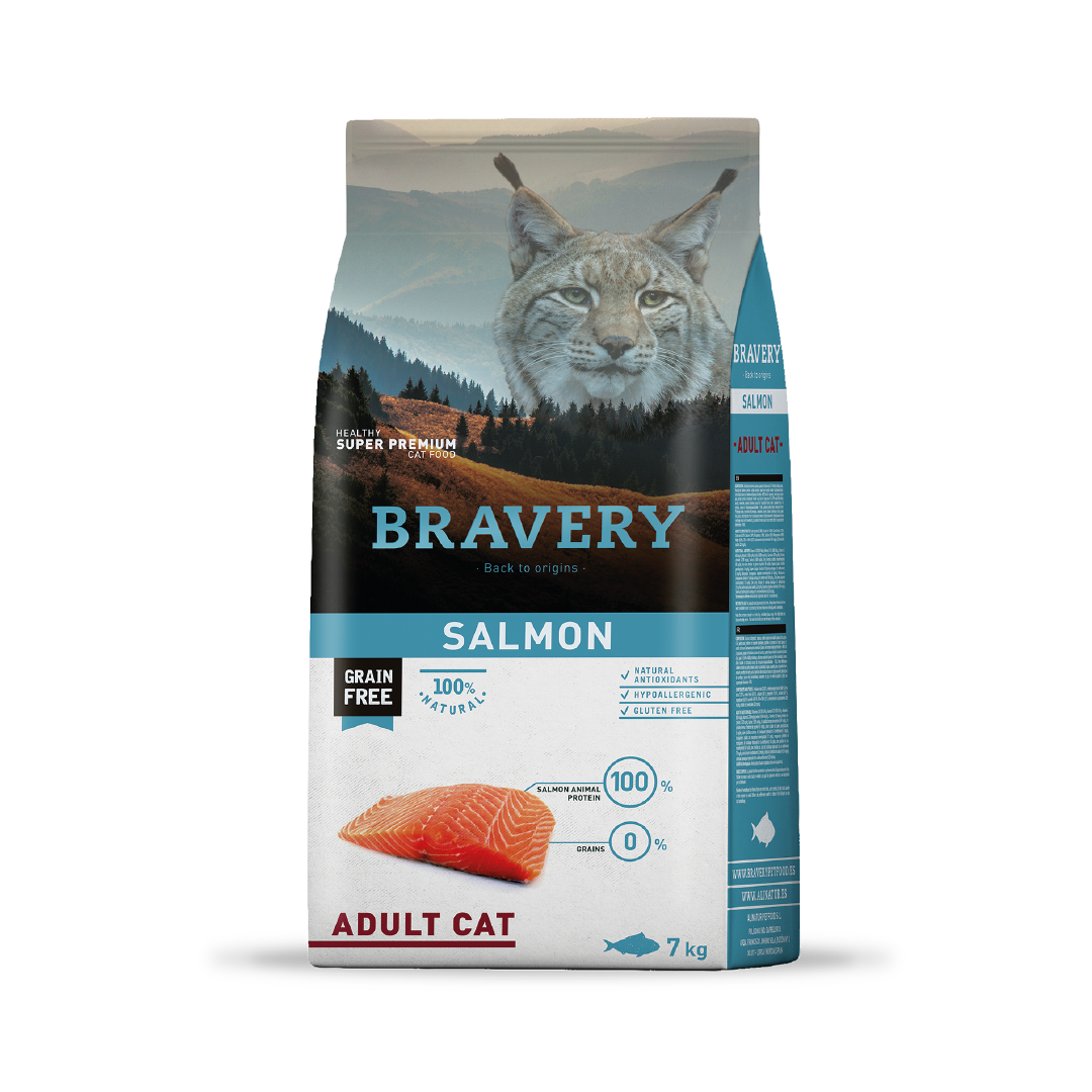 Bravery Salmon Adulto Gato 2 Kg