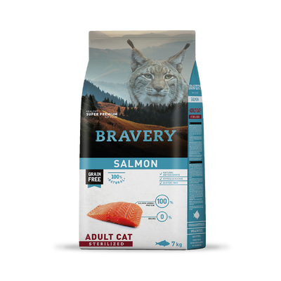 Bravery Salmon Adult Cat Sterilized 2kg